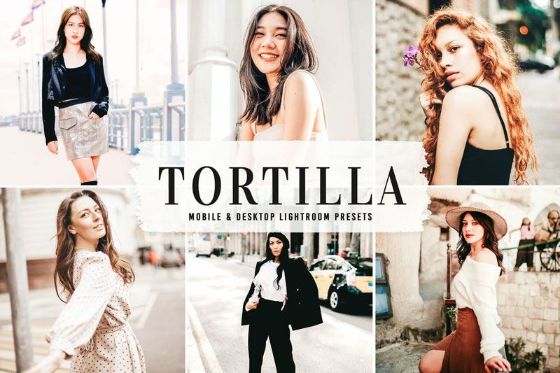Tortilla人物美白增亮PS动作/Lightroom/DNG预设 插件预设 sucaiwan.com