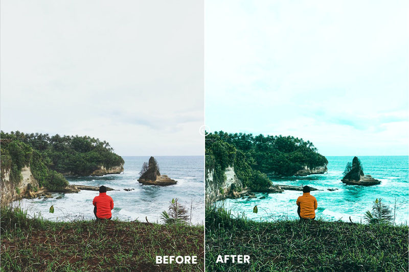 旅游旅行风景蓝色色调PS动作和Lightrom预设 插件预设 第2张-素材湾丨精选海外优质设计素材资源 旅游旅行风景蓝色色调PS动作和Lightrom预设 插件预设 sucaiwan.com