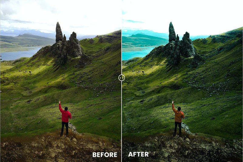 旅游旅行风景蓝色色调PS动作和Lightrom预设 插件预设 第3张-素材湾丨精选海外优质设计素材资源 旅游旅行风景蓝色色调PS动作和Lightrom预设 插件预设 sucaiwan.com