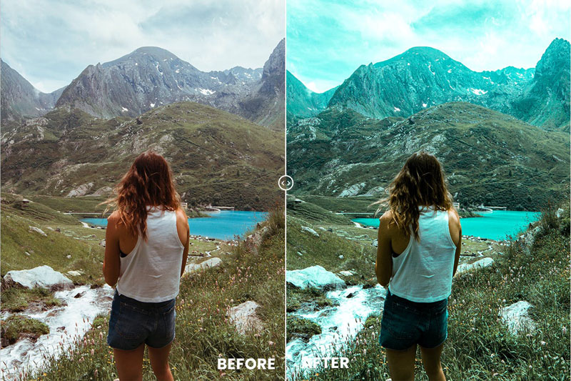 旅游旅行风景蓝色色调PS动作和Lightrom预设 插件预设 第6张-素材湾丨精选海外优质设计素材资源 旅游旅行风景蓝色色调PS动作和Lightrom预设 插件预设 sucaiwan.com