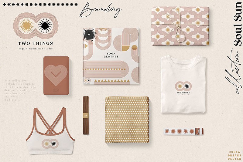 40+波浪多重线条无缝图案，AI PNG格式 图片素材 sucaiwan.com