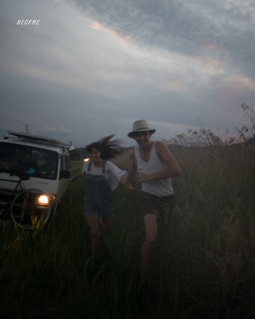 阴暗黄昏灰色电影风摄影照片后期调色LR预设 Elle May – Mic and Eli – For Low Light Presets . sucaiwan.com