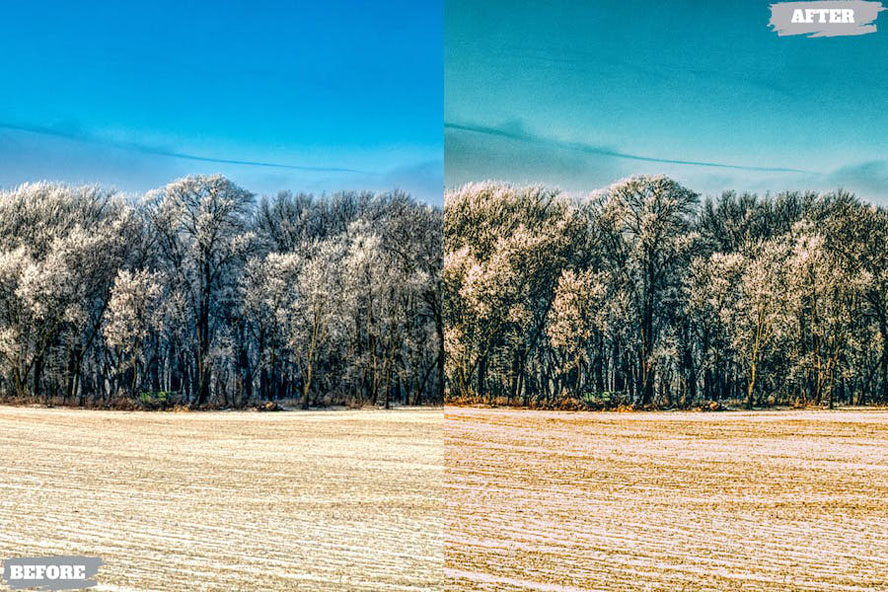 冬季摄影电影色调XMP/DNG移动Lightroom预设 插件预设 sucaiwan.com