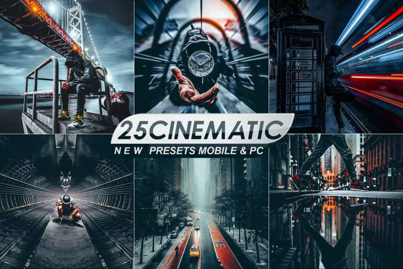 25款电影级效果电脑端和移动端LR预设 插件预设 第1张-素材湾丨精选海外优质设计素材资源 25款电影级效果电脑端和移动端LR预设 插件预设 sucaiwan.com