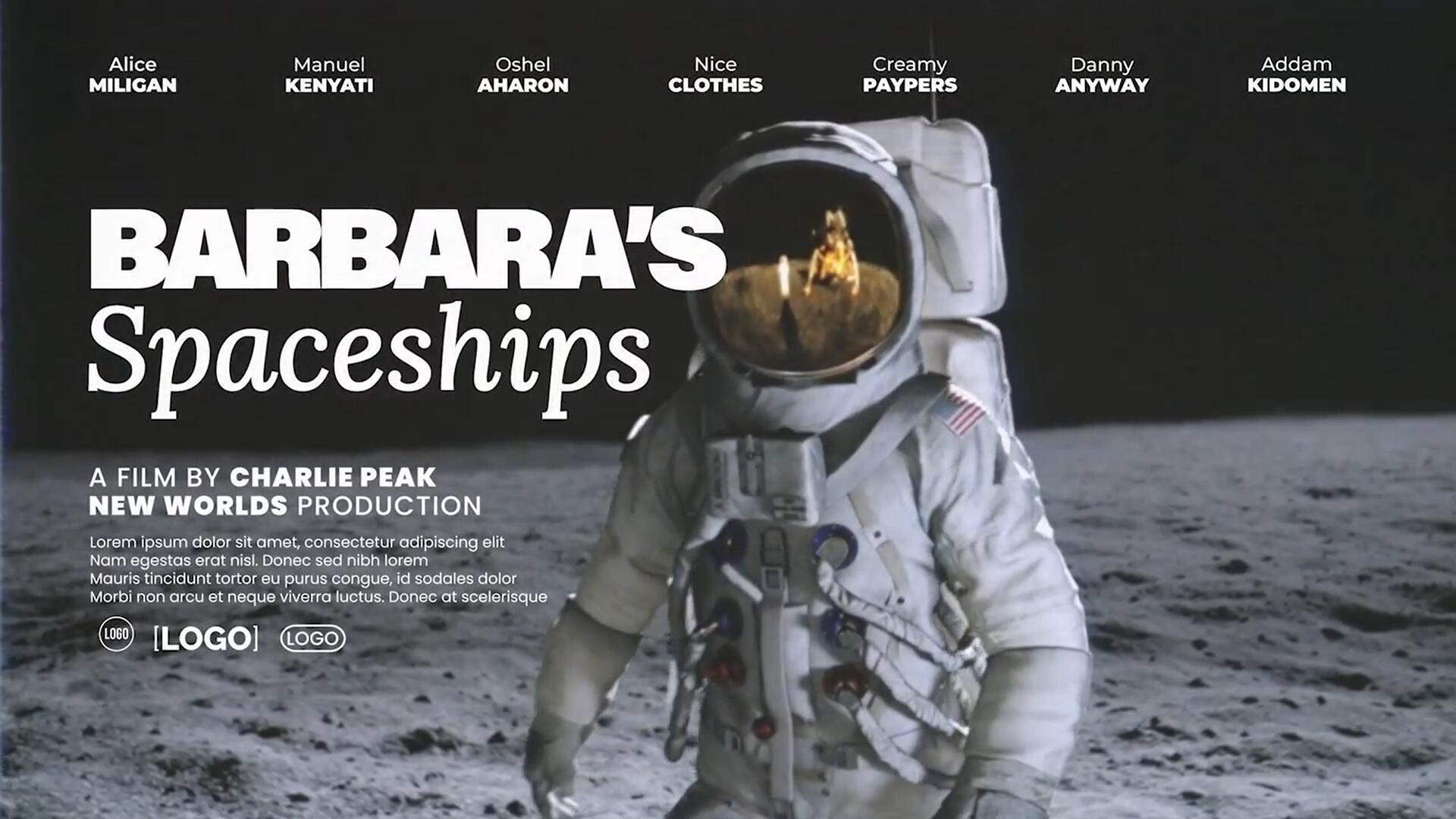 AE模板：6款情绪美学电影视频海报封面文本标题排版模板包 . sucaiwan.com