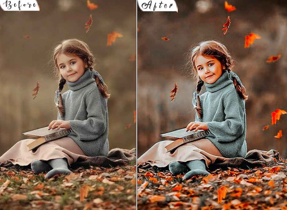 4款HDR秋季暖色调LR电脑端和DNG手机端预设 插件预设 sucaiwan.com