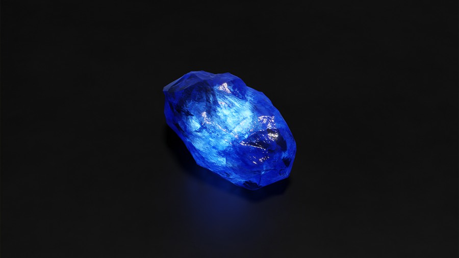 Blender预设-发光能量宝石材质着色器 Glowing Magical Energy Gemstone 插件预设 sucaiwan.com