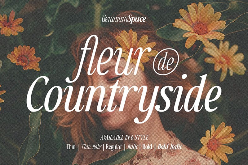 Countryside现代衬线英文字体完整版 设计素材 sucaiwan.com