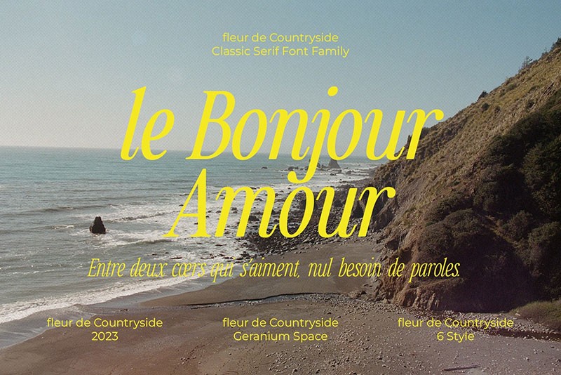 Countryside现代衬线英文字体完整版 设计素材 sucaiwan.com