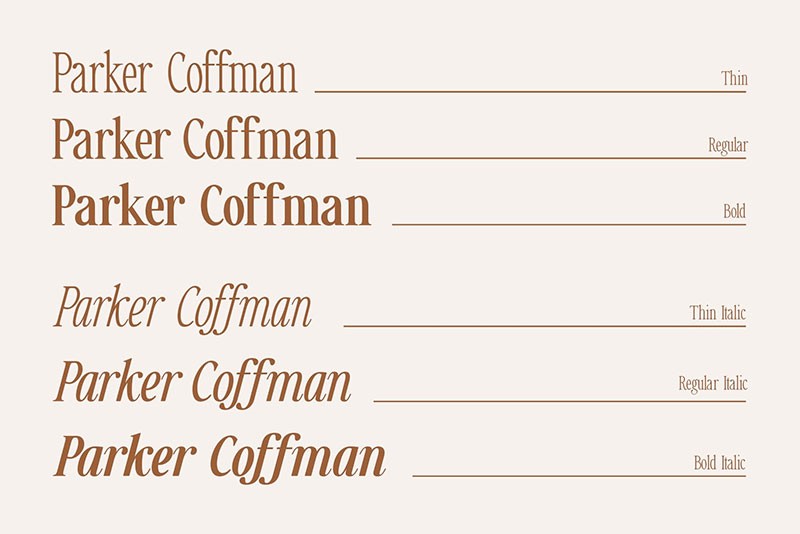 Countryside现代衬线英文字体完整版 设计素材 sucaiwan.com