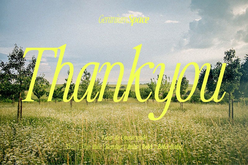 Countryside现代衬线英文字体完整版 设计素材 sucaiwan.com