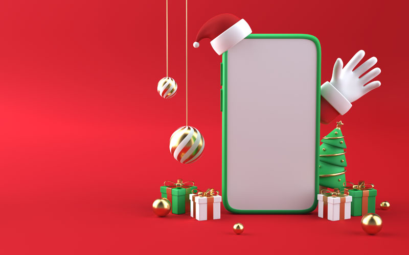 3款圣诞节3D立体商品展示背景PSD模板 图片素材 sucaiwan.com