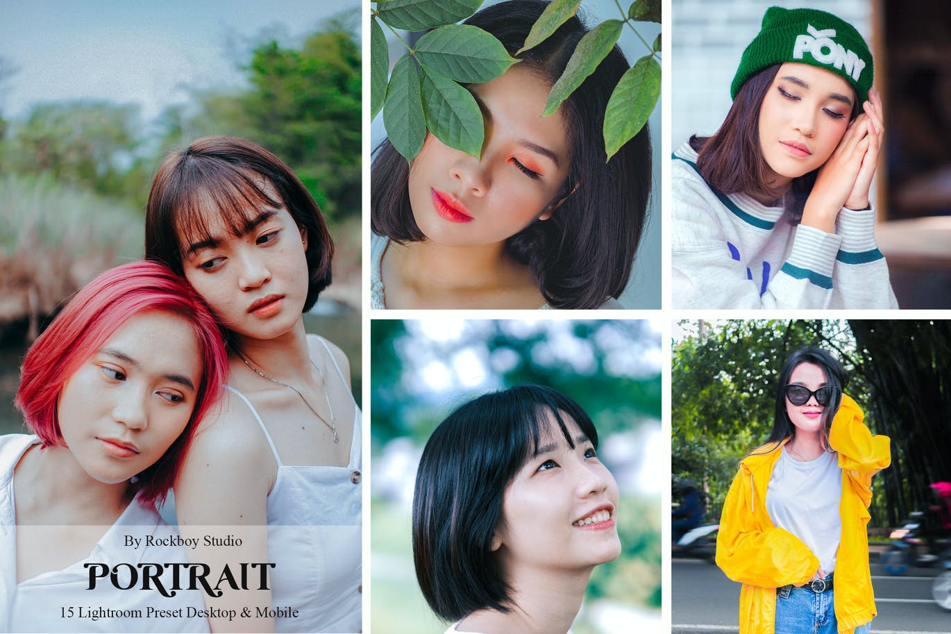 15款小清新人物肖像摄影Lightroom预设 插件预设 第1张-素材湾丨精选海外优质设计素材资源 15款小清新人物肖像摄影Lightroom预设 插件预设 sucaiwan.com
