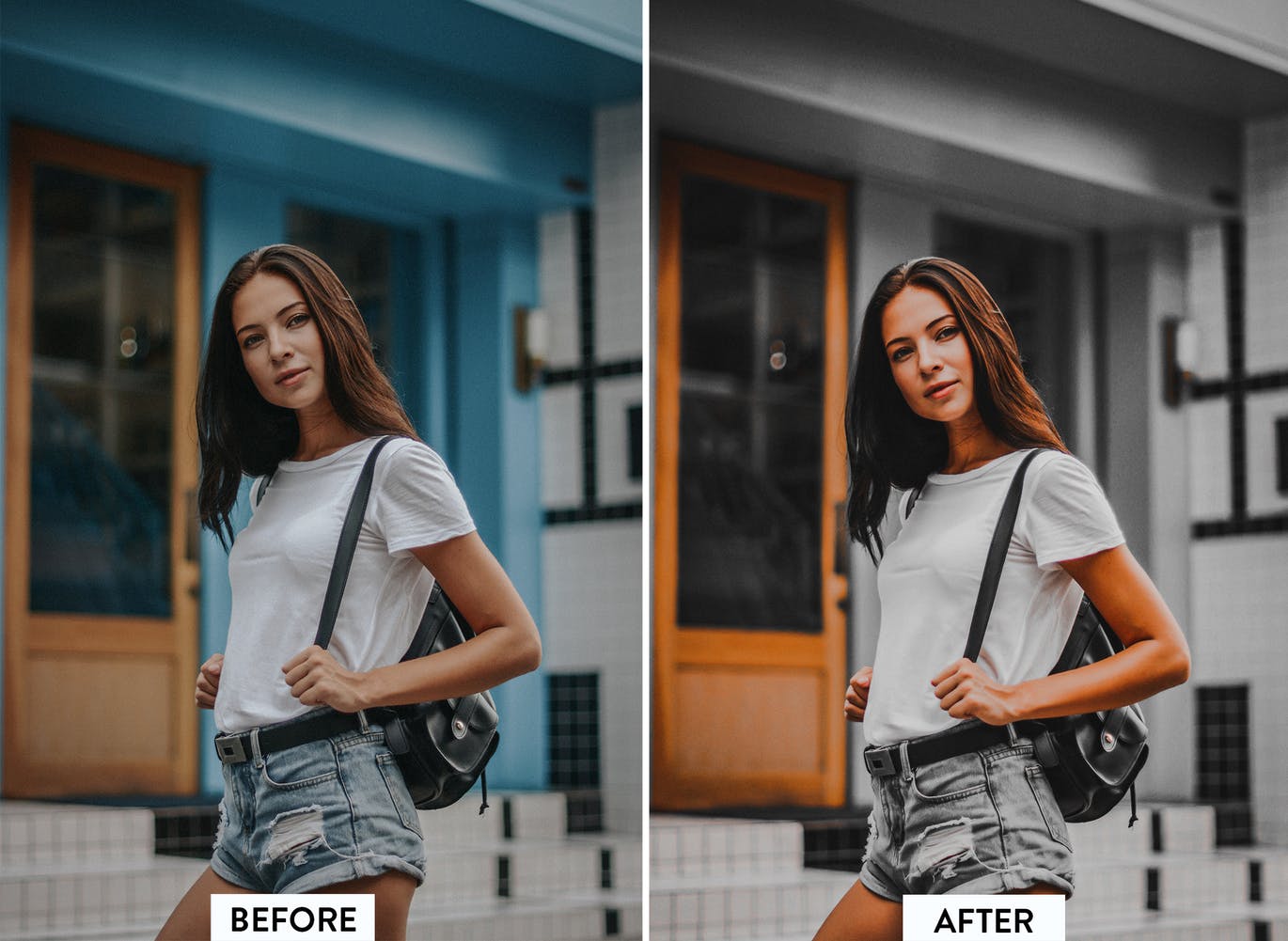10款豪华黑色冷色调Lightroom 预设 插件预设 sucaiwan.com