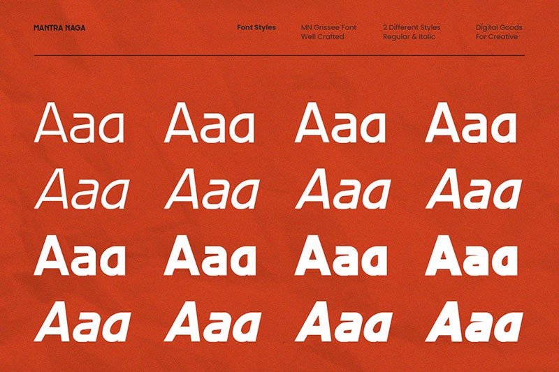 MN Grissee无衬线英文字体完整版 设计素材 sucaiwan.com