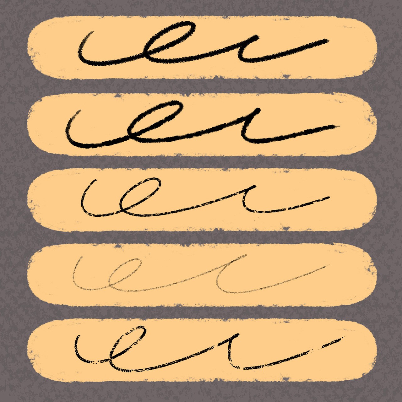 13个Procreate和PS手绘纹理笔刷 笔刷资源 sucaiwan.com