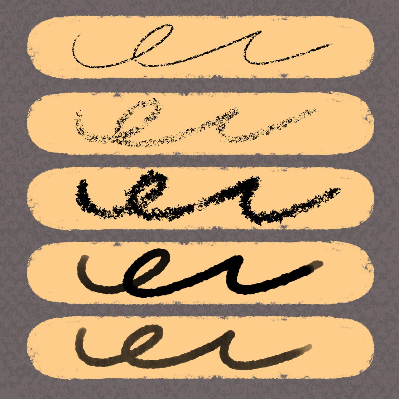 13个Procreate和PS手绘纹理笔刷 笔刷资源 sucaiwan.com