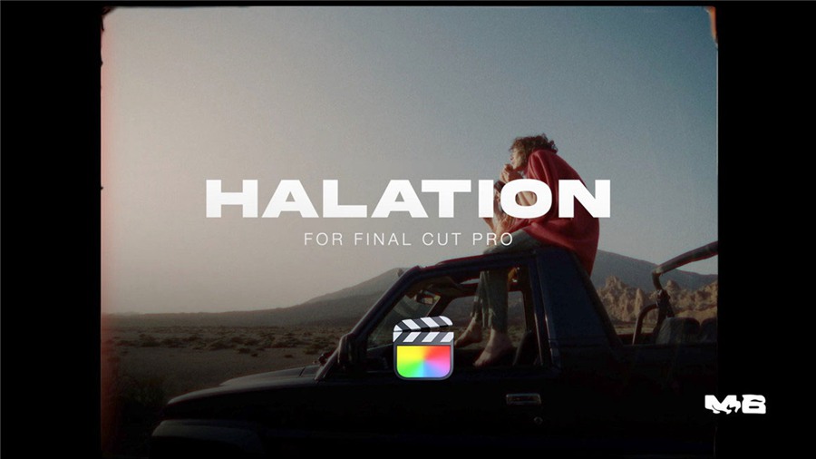 FCPX插件：MoonBear – HALATION 复古梦幻电影胶片光晕镜头画面发光效果插件 插件预设 sucaiwan.com