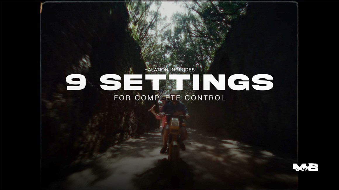 FCPX插件：MoonBear – HALATION 复古梦幻电影胶片光晕镜头画面发光效果插件 插件预设 sucaiwan.com