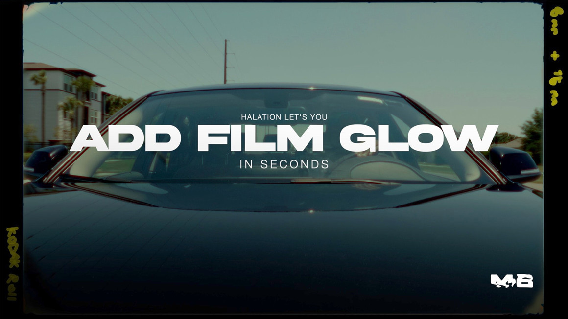 FCPX插件：MoonBear – HALATION 复古梦幻电影胶片光晕镜头画面发光效果插件 插件预设 sucaiwan.com