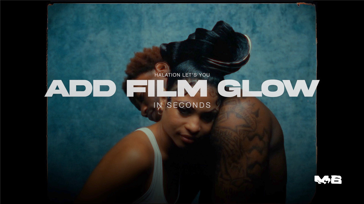 FCPX插件：MoonBear – HALATION 复古梦幻电影胶片光晕镜头画面发光效果插件 插件预设 sucaiwan.com