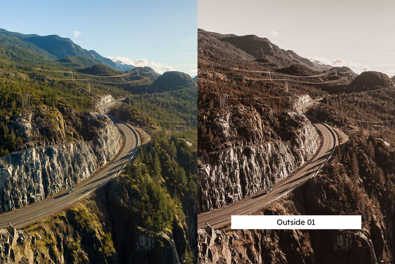 20款恐怖电影胶片色调Lightroom预设LUTs预设 插件预设 sucaiwan.com