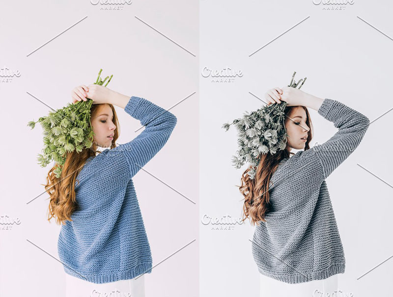 12款奶油白色调XMP/DNG/Lightroom预设 插件预设 sucaiwan.com