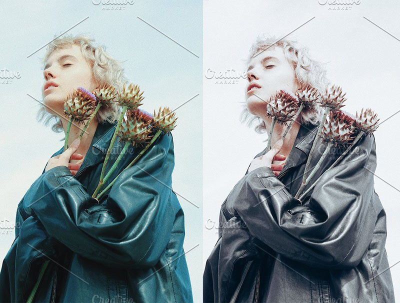 12款奶油白色调XMP/DNG/Lightroom预设 插件预设 sucaiwan.com