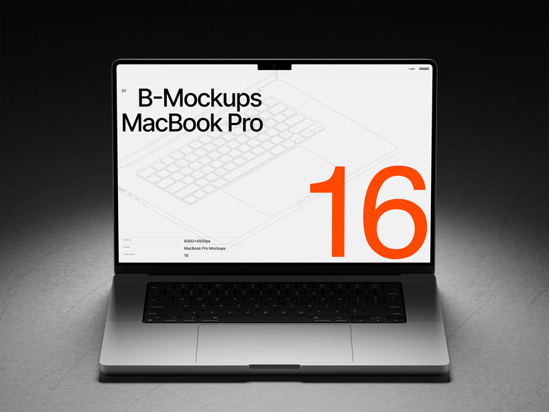 16款MacBook笔记本电脑场景展示PSD贴图样机模板 样机素材 sucaiwan.com