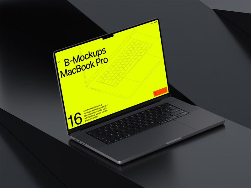 16款MacBook笔记本电脑场景展示PSD贴图样机模板 样机素材 sucaiwan.com