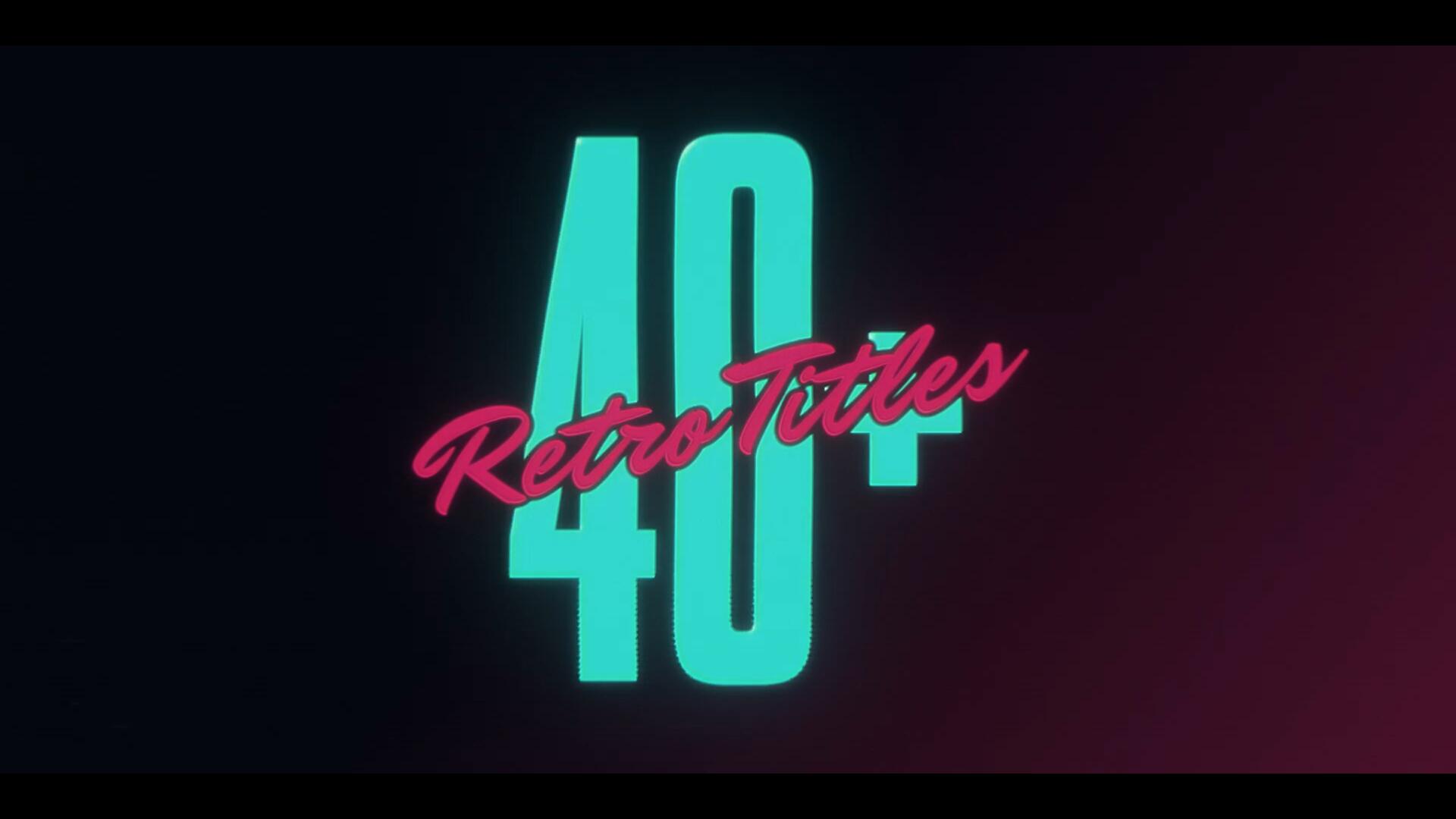 HumanVideoCo – NOSTALGIA 2 40多种怀旧复古酸性小故障电影美学元素文字标题PR+AE模板预设包 插件预设 sucaiwan.com