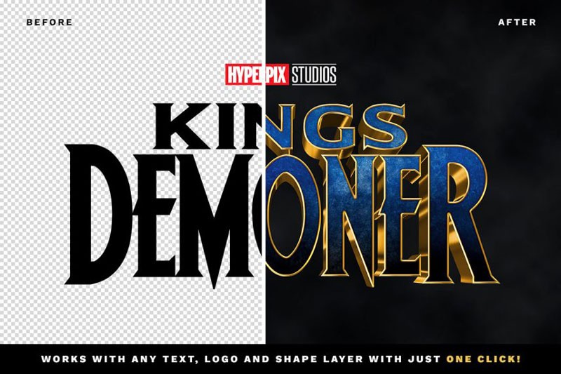 漫威《黑豹》电影3D文字样式，PSD源文件 插件预设 sucaiwan.com