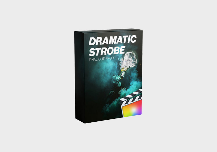 FCPX插件：25组闪光灯闪白频闪效果预设 Dramatic Strobe Effect . sucaiwan.com
