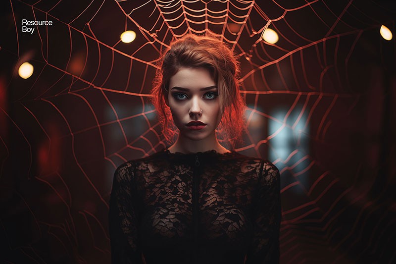 200+高清蜘蛛网Photoshop笔刷 笔刷资源 sucaiwan.com