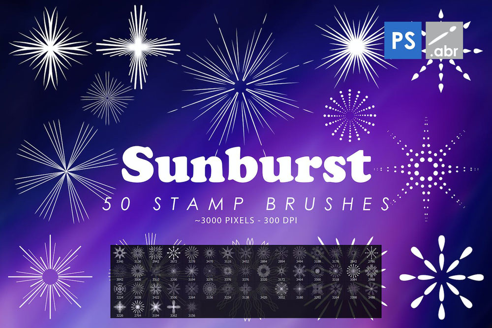 50款波西米亚旭日风图案Photoshop笔刷 笔刷资源 第1张-素材湾丨精选海外优质设计素材资源 50款波西米亚旭日风图案Photoshop笔刷 笔刷资源 sucaiwan.com