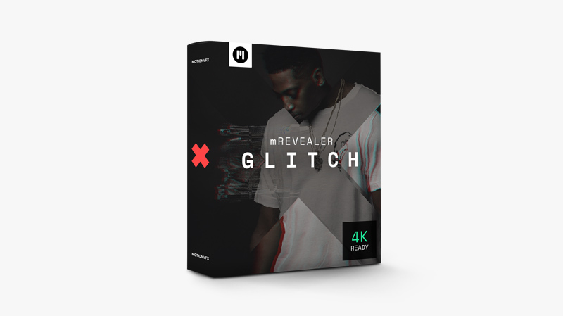 FCPX插件：30种故障干扰毛刺失真LOGO文字标题场景动画 Motionvfx - mRevealer . sucaiwan.com