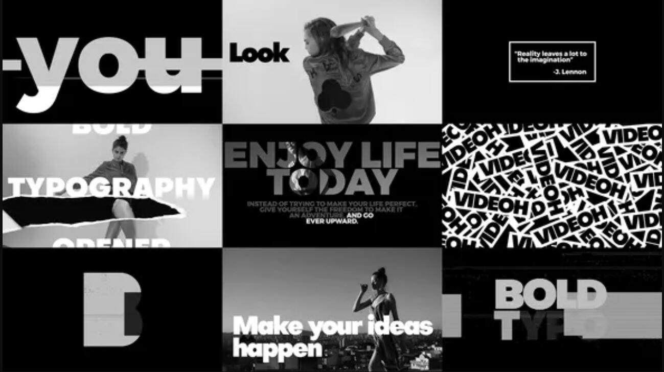 AE/PR模板:极简动力学文字错版文字标题开场白动画片头视频模板 . 第1张-素材湾丨精选海外优质设计素材资源 AE/PR模板:极简动力学文字错版文字标题开场白动画片头视频模板 . sucaiwan.com