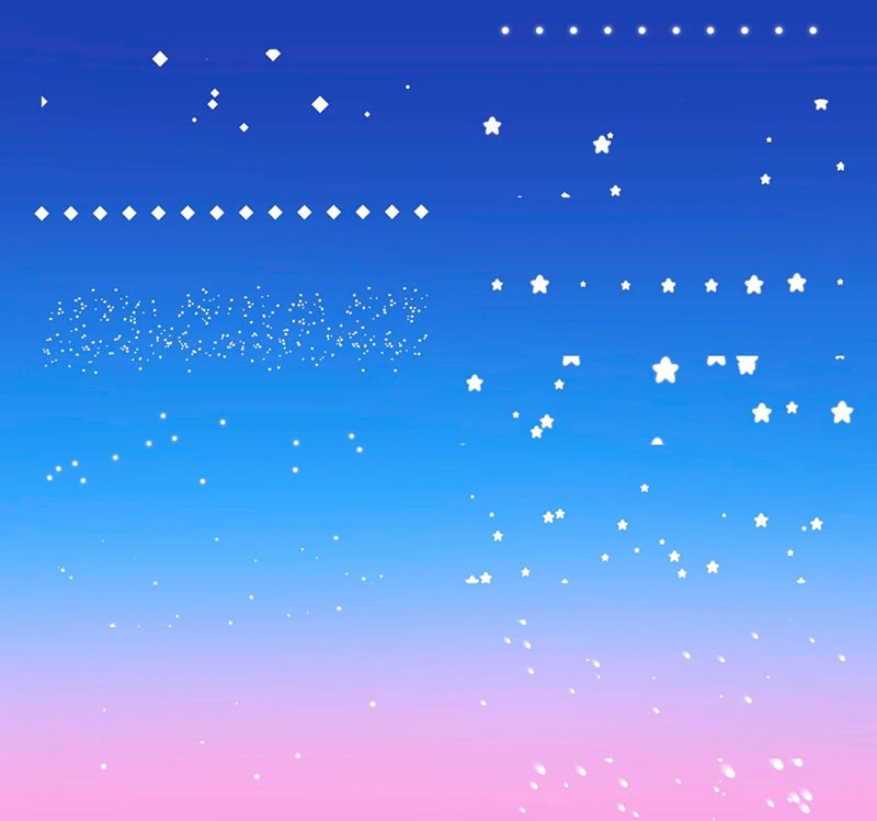 45+Procreate卡通景观特效笔刷套装 笔刷资源 sucaiwan.com