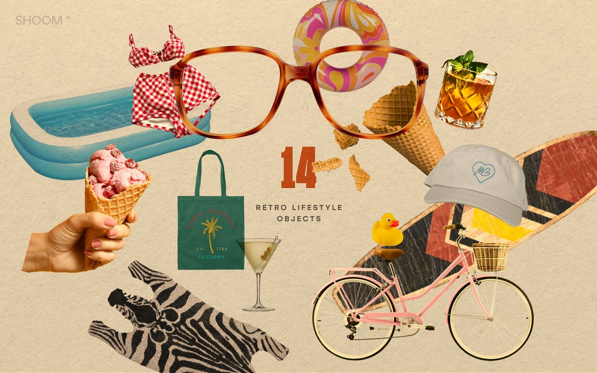 90多个复古假期美式拼贴艺术剪贴画剪报剪纸撕纸植物动物人物物品景观PNG免扣背景设计套装 Vintage Vacay Collage Kit by SHOOM HOUS 图片素材 第3张-素材湾丨精选海外优质设计素材资源 90多个复古假期美式拼贴艺术剪贴画剪报剪纸撕纸植物动物人物物品景观PNG免扣背景设计套装 Vintage Vacay Collage Kit by SHOOM HOUS 图片素材 sucaiwan.com