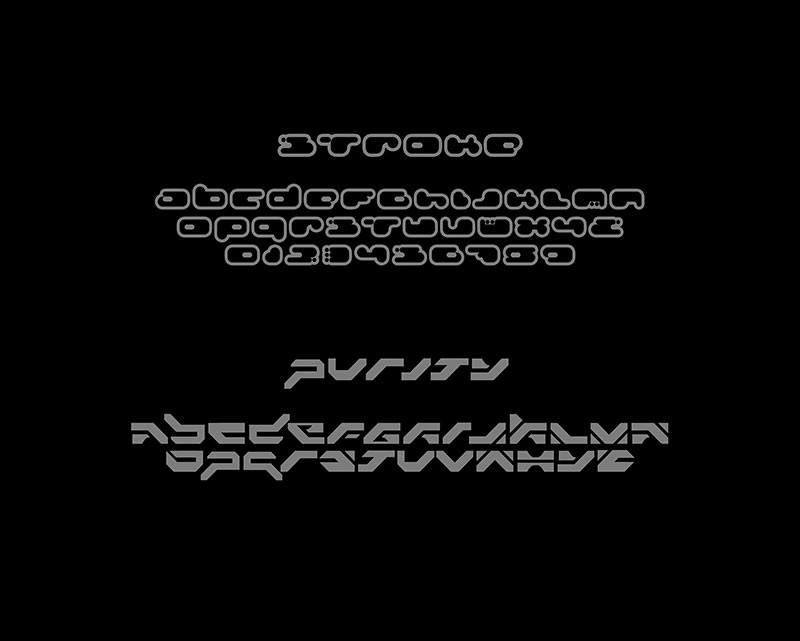 15款朋克摇滚风酸性英文字体合集 设计素材 sucaiwan.com