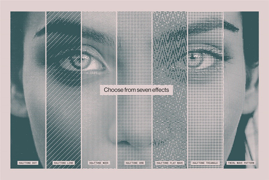 复古粗矿半调条纹颗粒纹理老照片效果PS修图特效样机模板 Halftone Textures for Photoshop . 第5张-素材湾丨精选海外优质设计素材资源 复古粗矿半调条纹颗粒纹理老照片效果PS修图特效样机模板 Halftone Textures for Photoshop . sucaiwan.com
