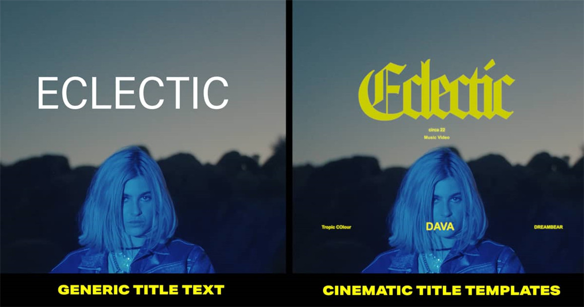 情绪电影美学史诗海报视频广告宣传标题文字PR/AE/PS/FCPX模板插件 Tropic Colour – Cinematic Titles Vol 2 . sucaiwan.com