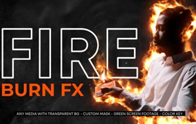 达芬奇预设:火焰燃烧边缘效果