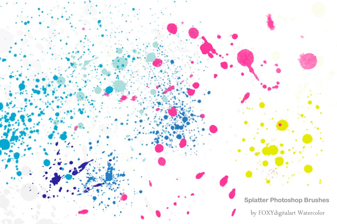 15款手绘油漆水彩飞溅画笔PS笔刷 笔刷资源 第3张-素材湾丨精选海外优质设计素材资源 15款手绘油漆水彩飞溅画笔PS笔刷 笔刷资源 sucaiwan.com
