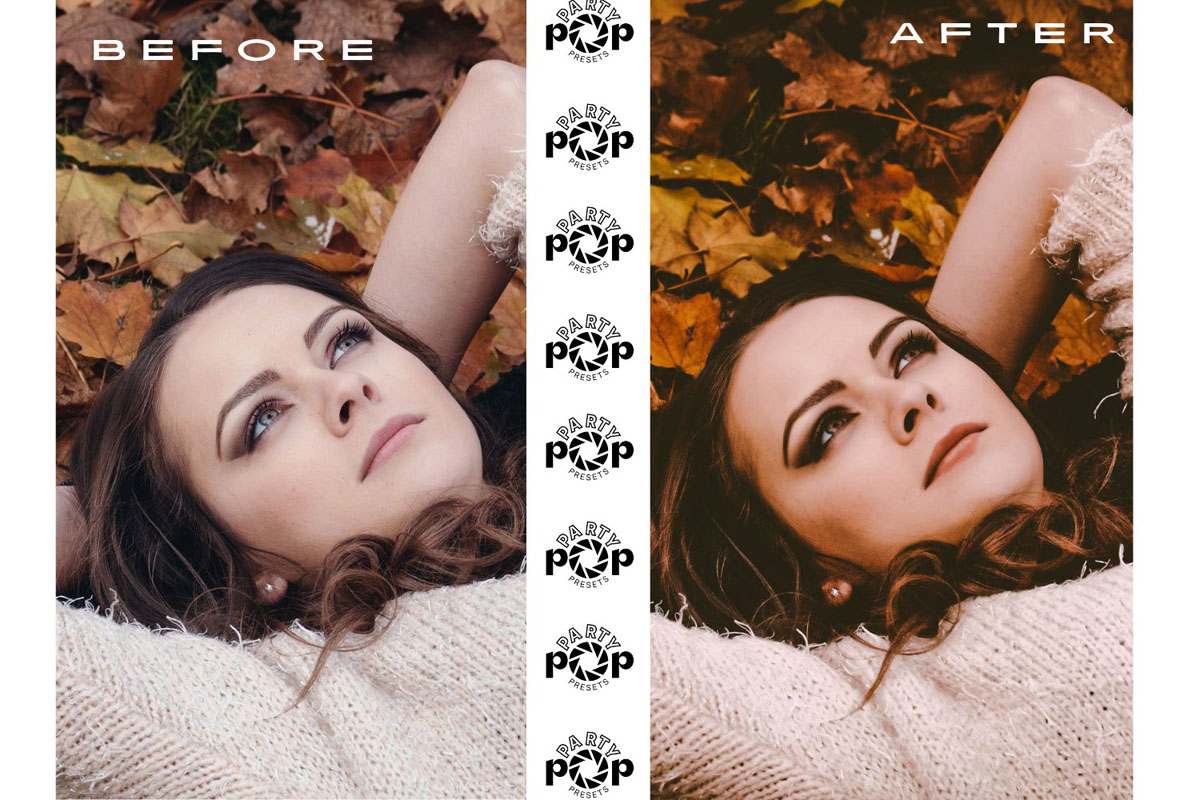 10款暖金色发光Lightroom预设 APP UI sucaiwan.com