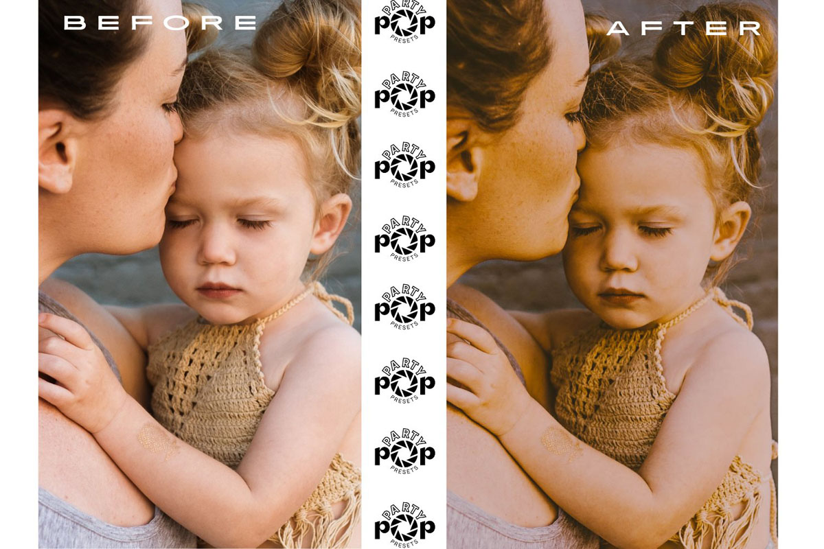 10款暖金色发光Lightroom预设 APP UI sucaiwan.com