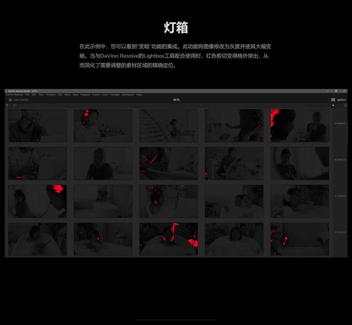 Mononodes - UTILITY DCTLS 完美肤色死黑曝光白平衡皮肤线裁剪校正DCTL达芬奇调色插件 插件预设 sucaiwan.com