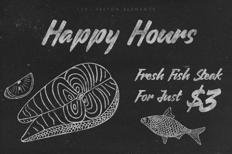 130+餐饮料理矢量插图和无缝图案 APP UI 第3张-素材湾丨精选海外优质设计素材资源 130+餐饮料理矢量插图和无缝图案 APP UI sucaiwan.com