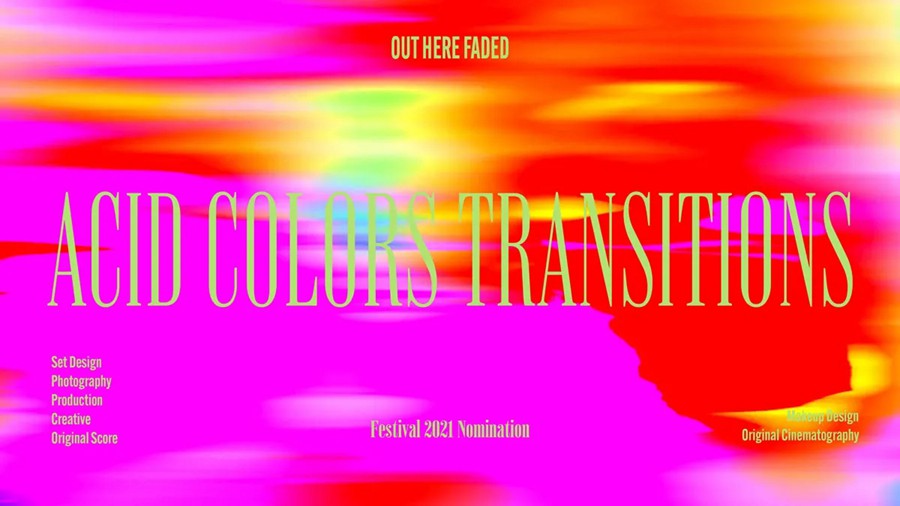 FCPX插件：新潮酸性迷幻色彩失真融合半色调转场视频效果包 . sucaiwan.com