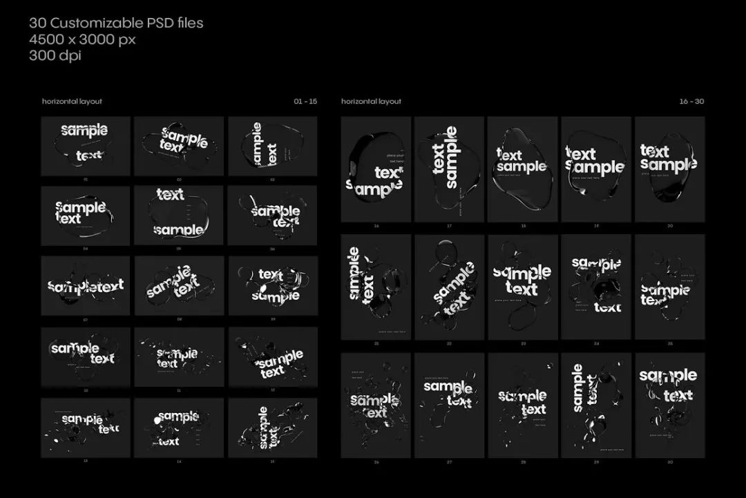 INARTFLOW 30个高分辨率透明液体RGB失真霓虹水珠光折射PSD样机模板包 样机素材 第2张-素材湾丨精选海外优质设计素材资源 INARTFLOW 30个高分辨率透明液体RGB失真霓虹水珠光折射PSD样机模板包 样机素材 sucaiwan.com